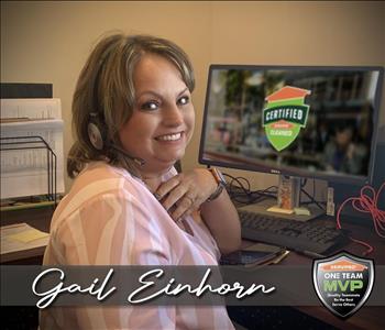 Gail Einhorn, team member at SERVPRO of Marion, Bond, Fayette and Clinton Cos.