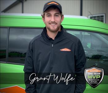 Grant Wolfe, team member at SERVPRO of Marion, Bond, Fayette and Clinton Cos.